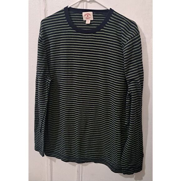 Brooks Brothers Mens Xl Lightweight SPRING SUMMER cotton Sweater Blue Green - Picture 2 of 5